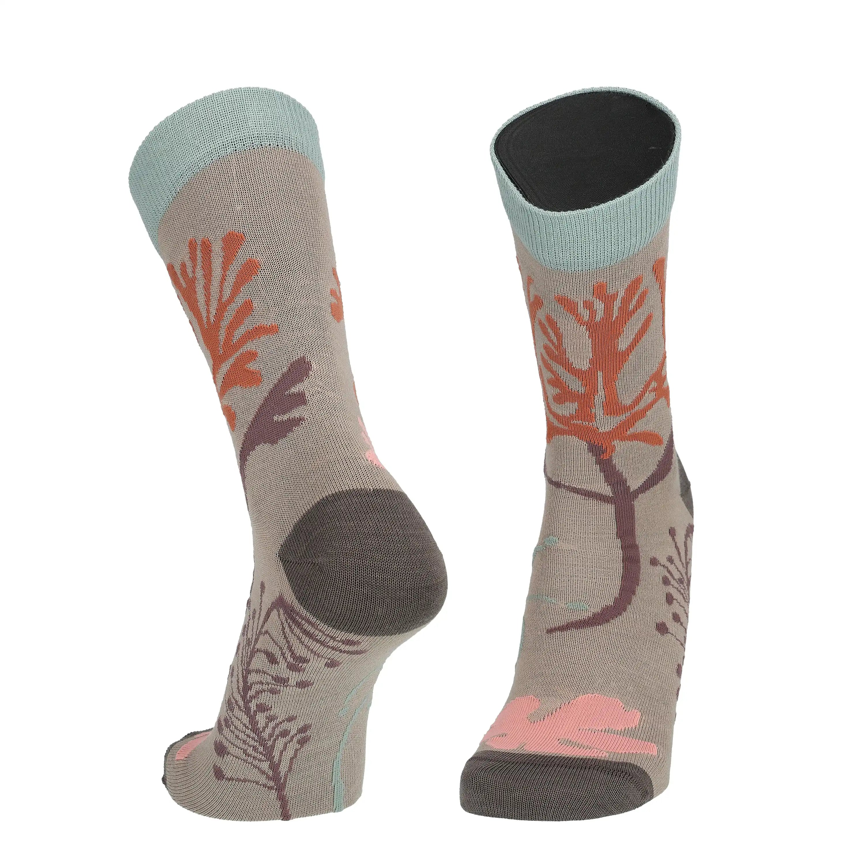 Winter Garden - patterned socks, merino wool