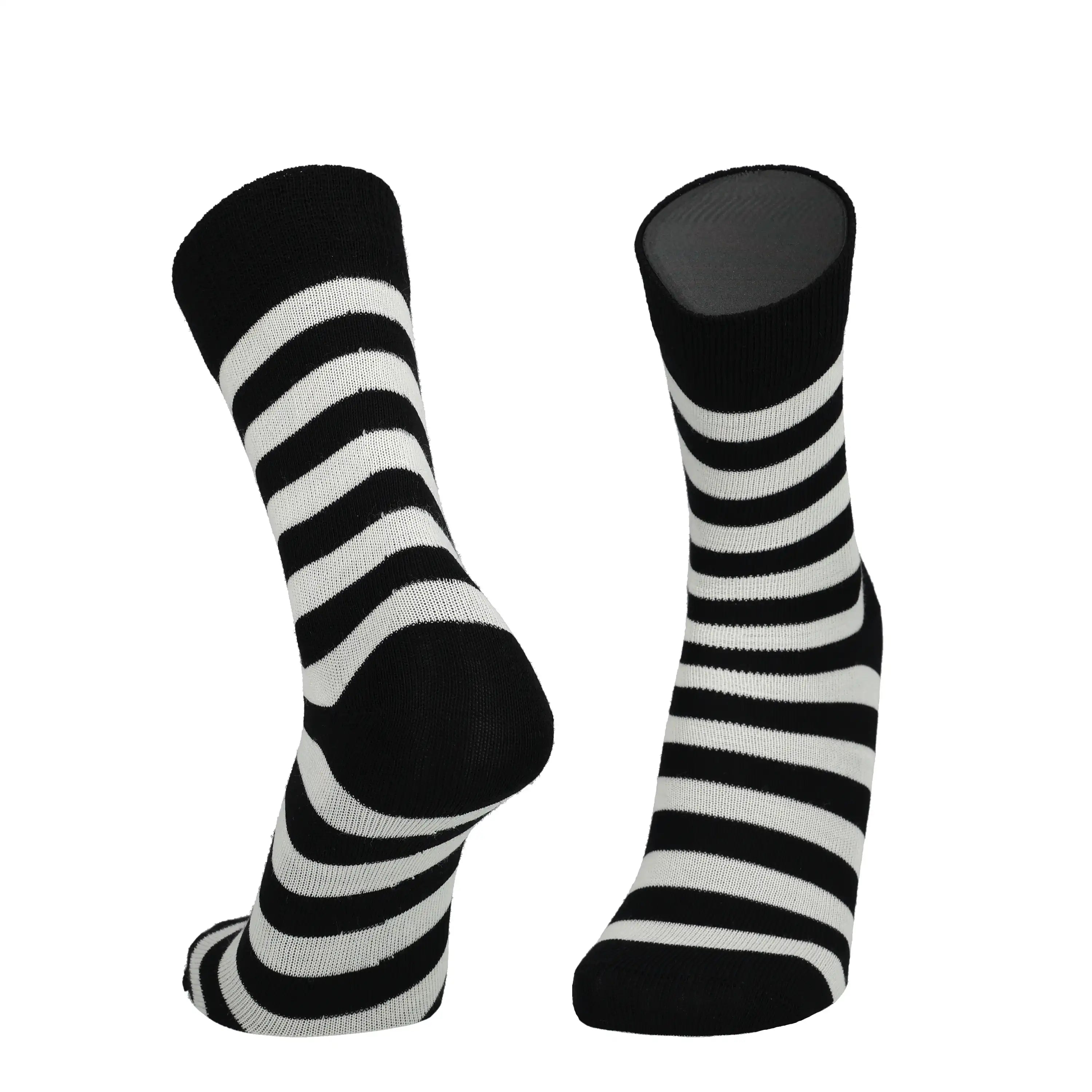 Vire Stripe - non-compression socks, merino wool