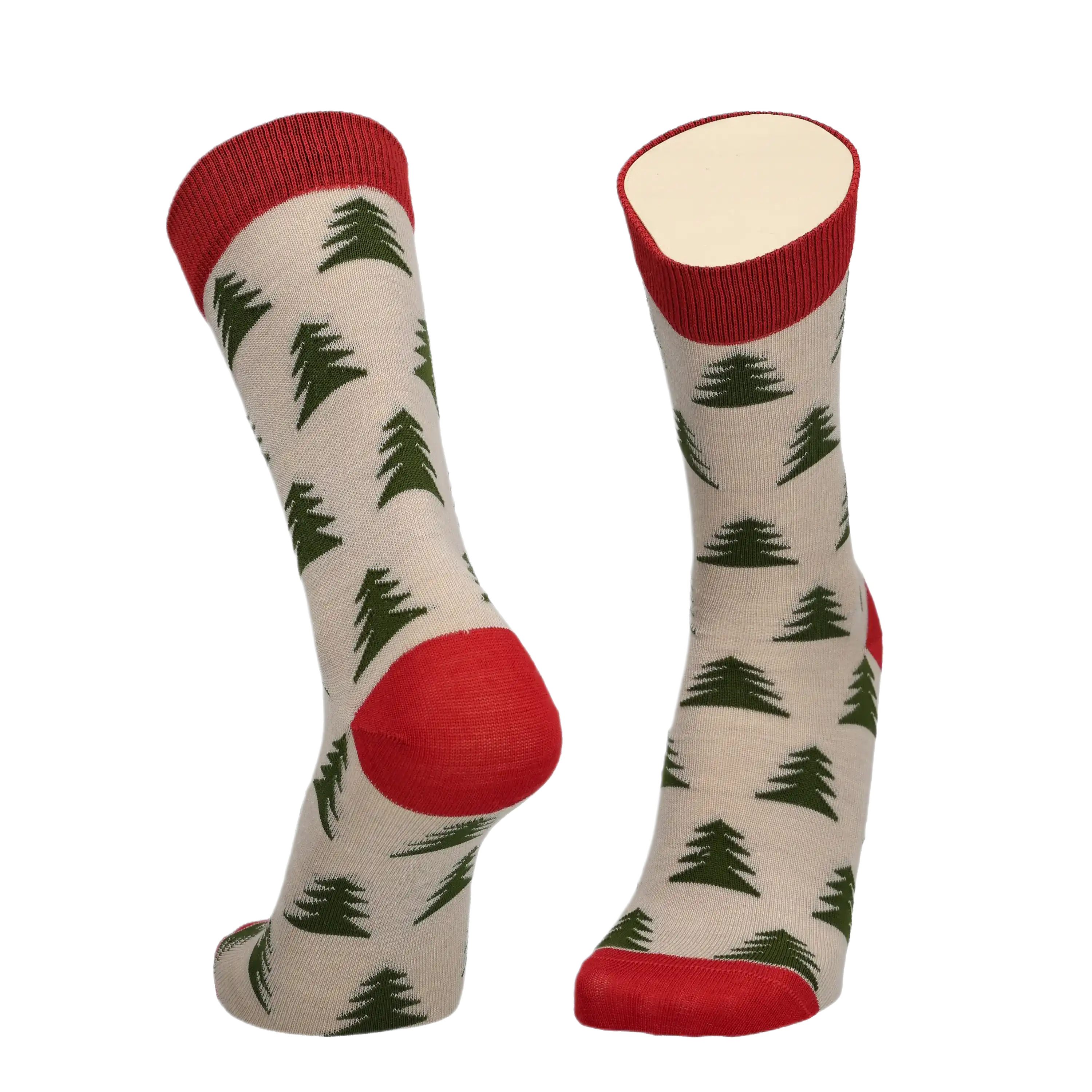 Tannen – gemusterte Socken, Merinowolle