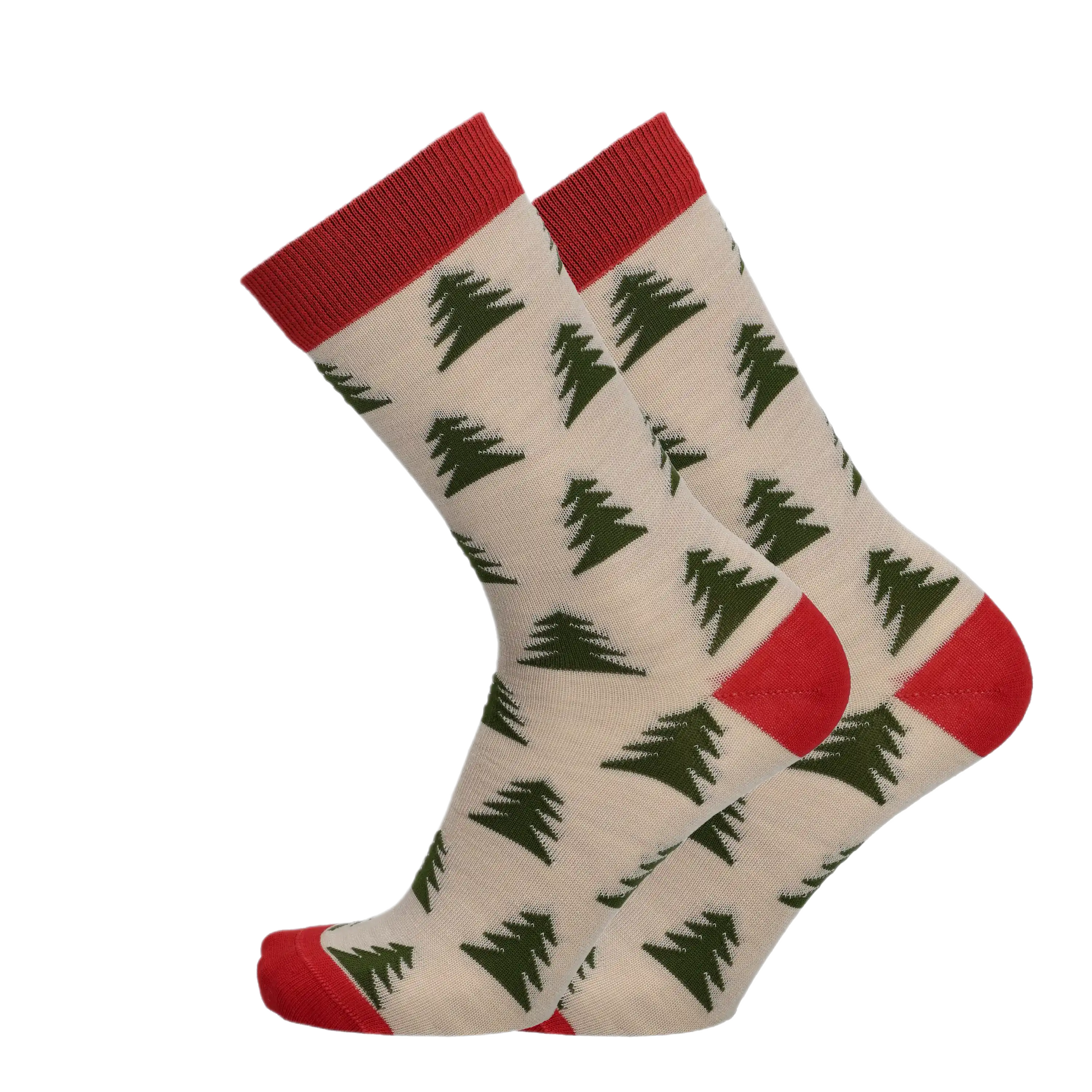 Tannen – gemusterte Socken, Merinowolle