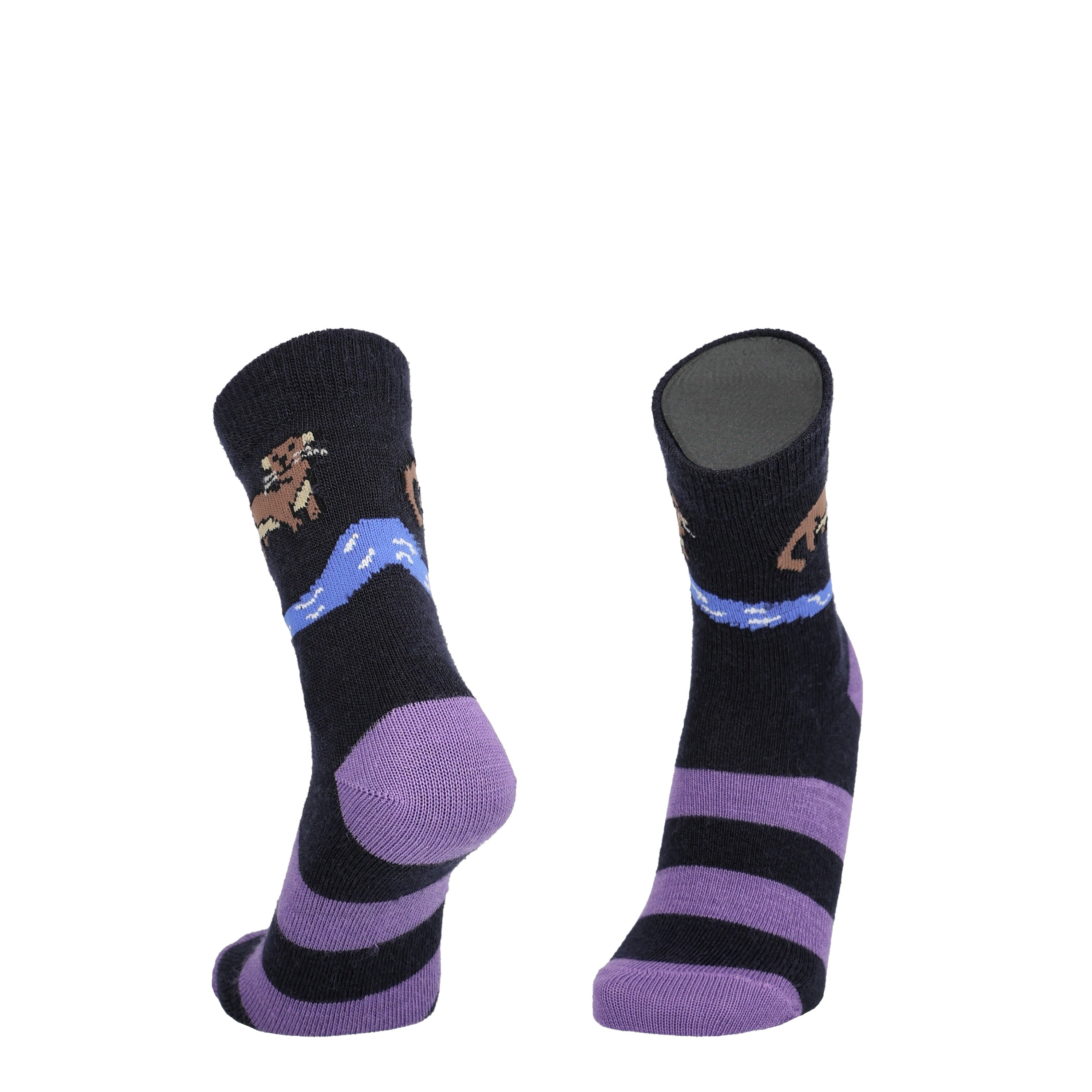 Otter - Children's merino wool socks for dressing