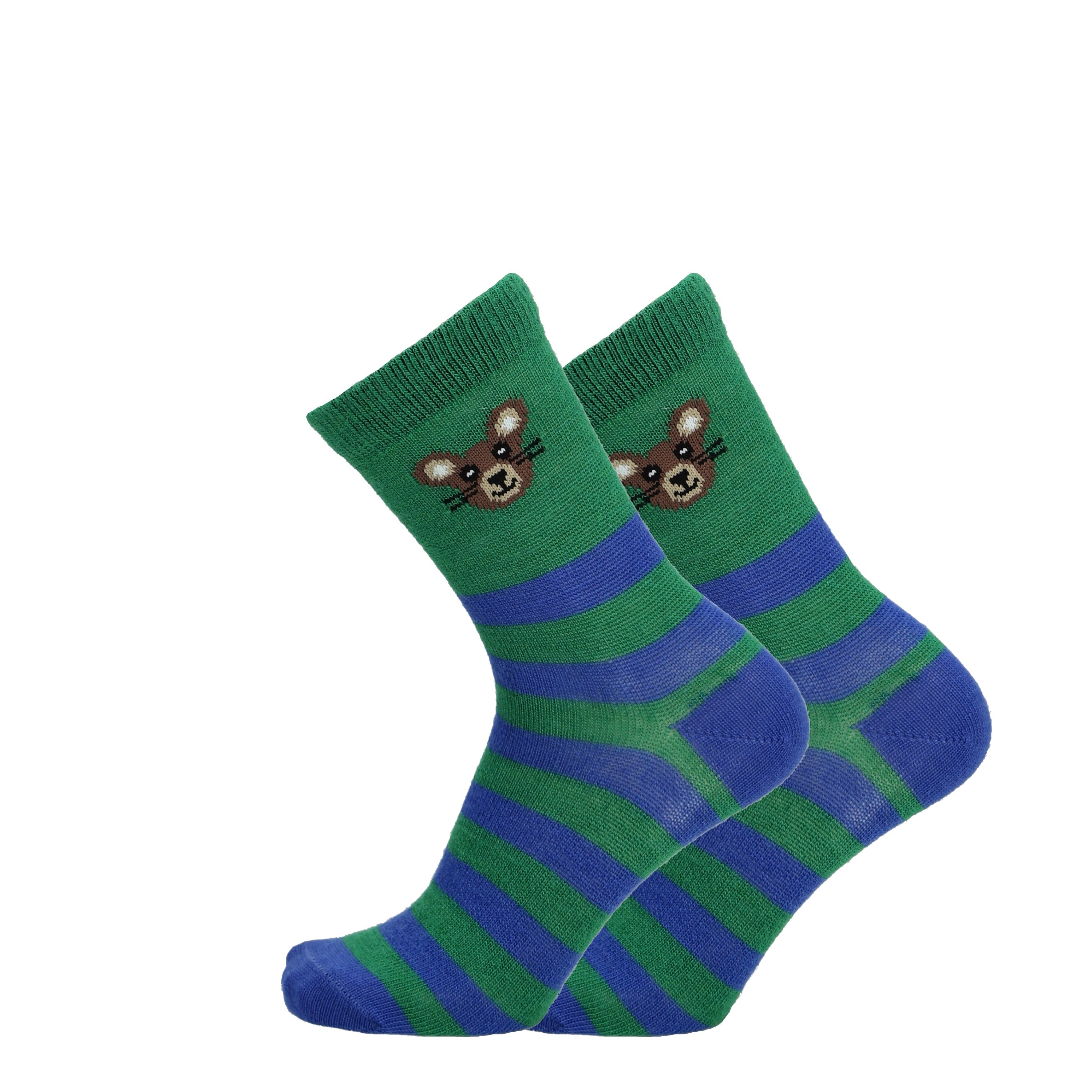Mouse stripe - Children's cut-resistant socks for dressing up