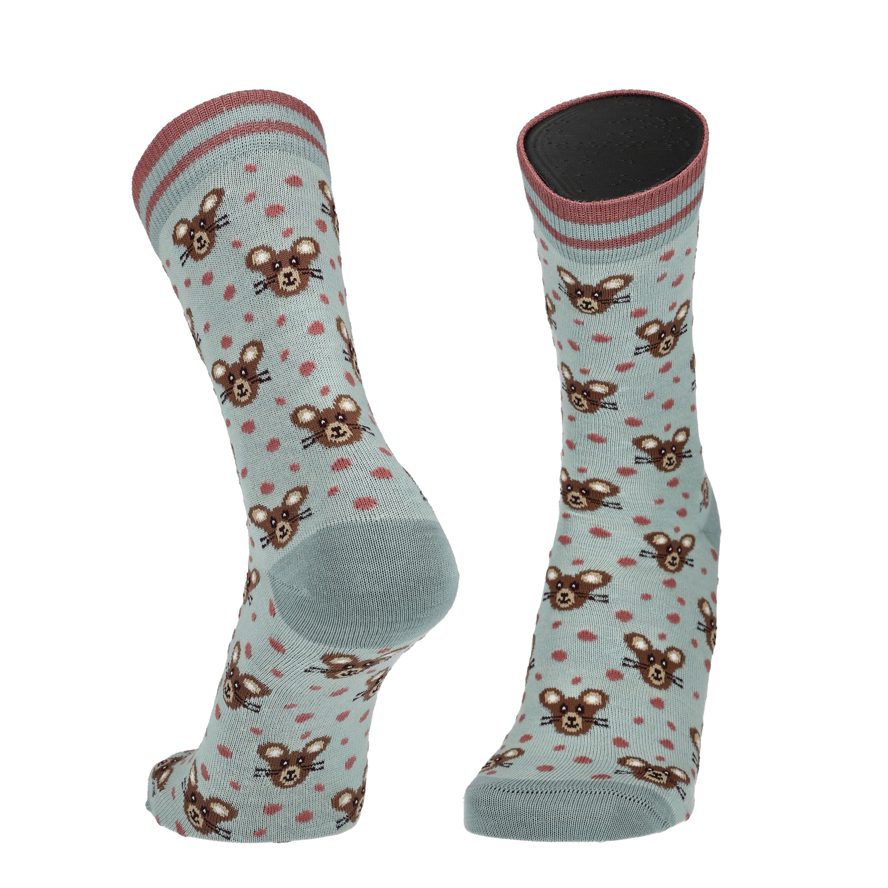 Mice - merino wool socks for dressing up