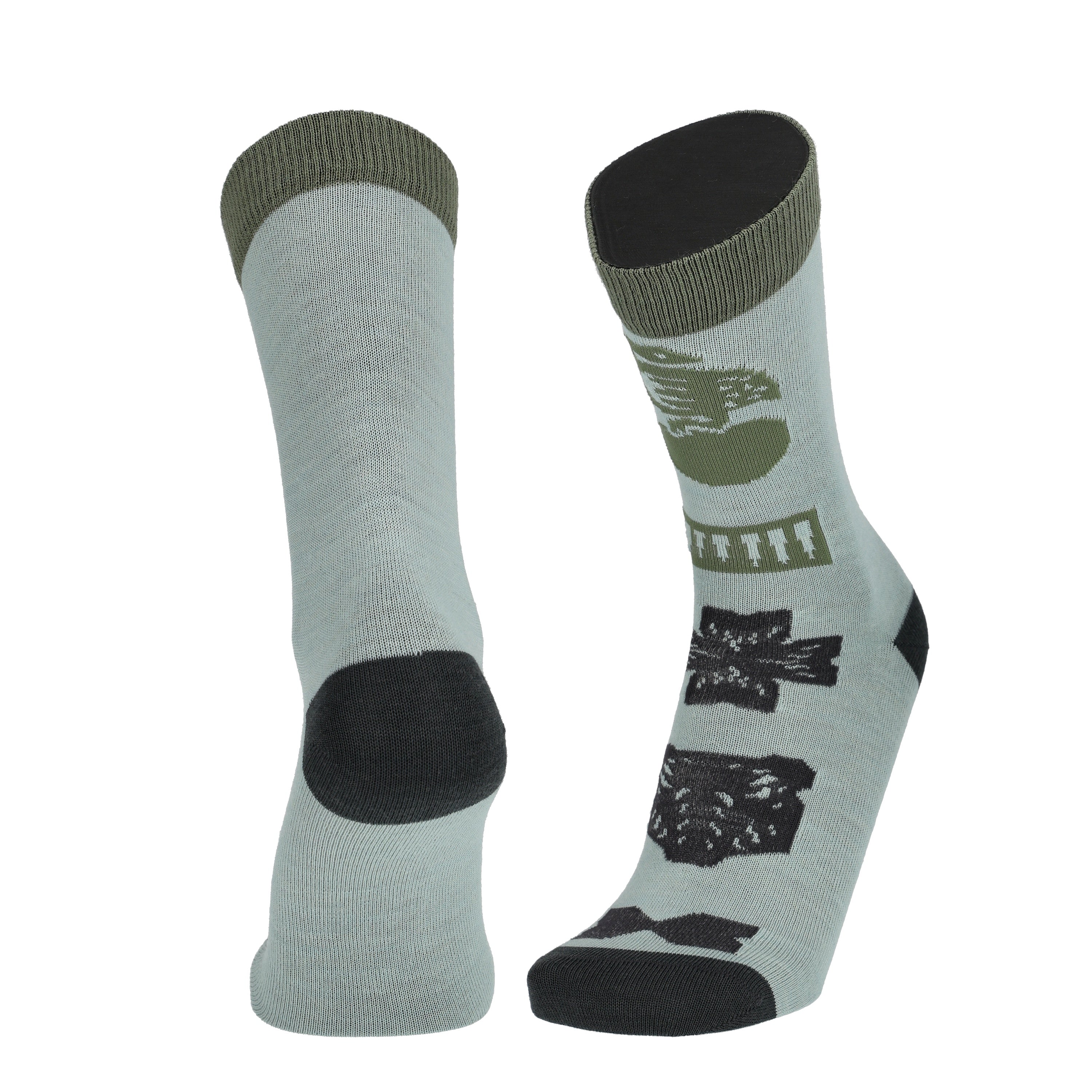 Päivätär - patterned socks, merino wool 