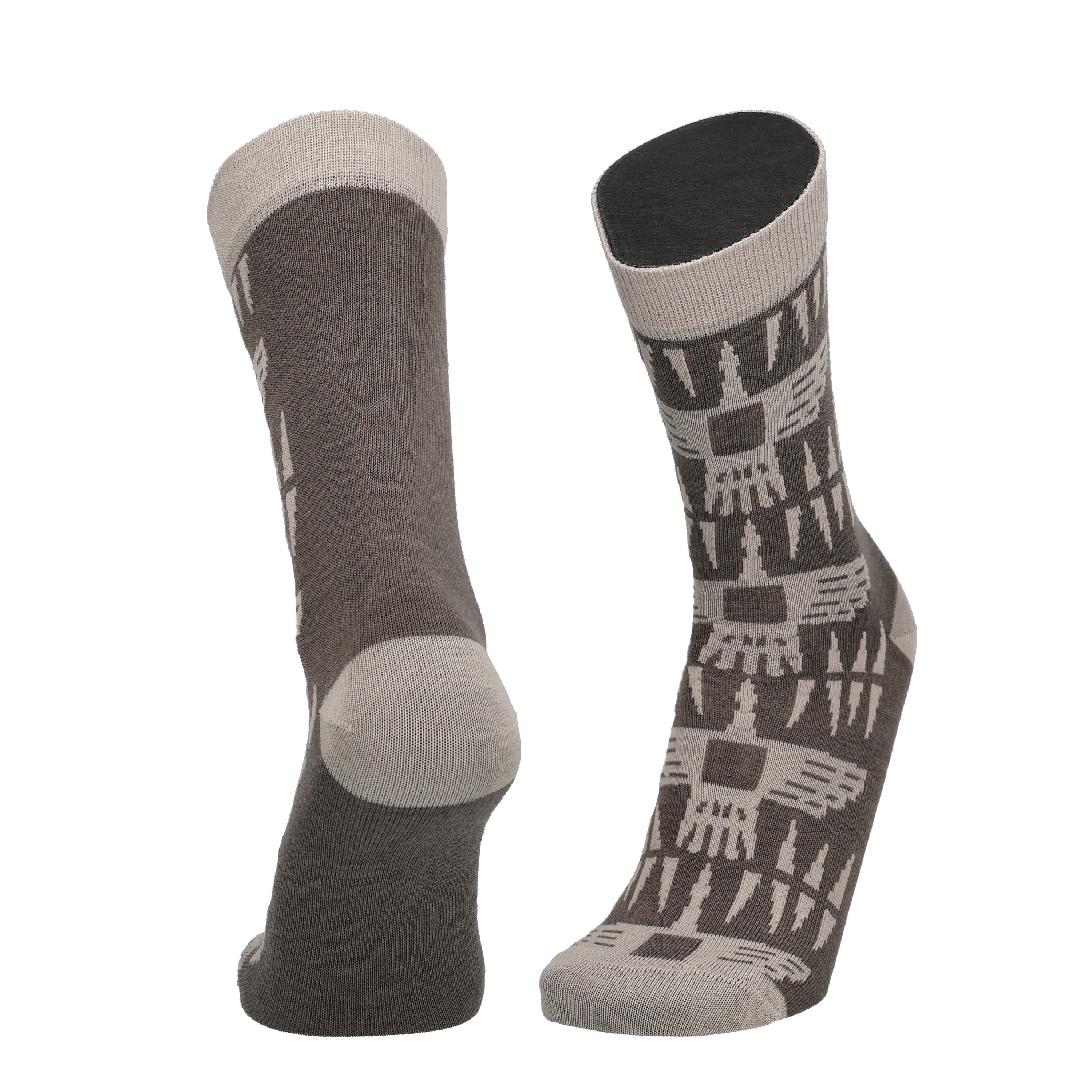 Kalevala Sotka's stream - patterned socks, merino wool 