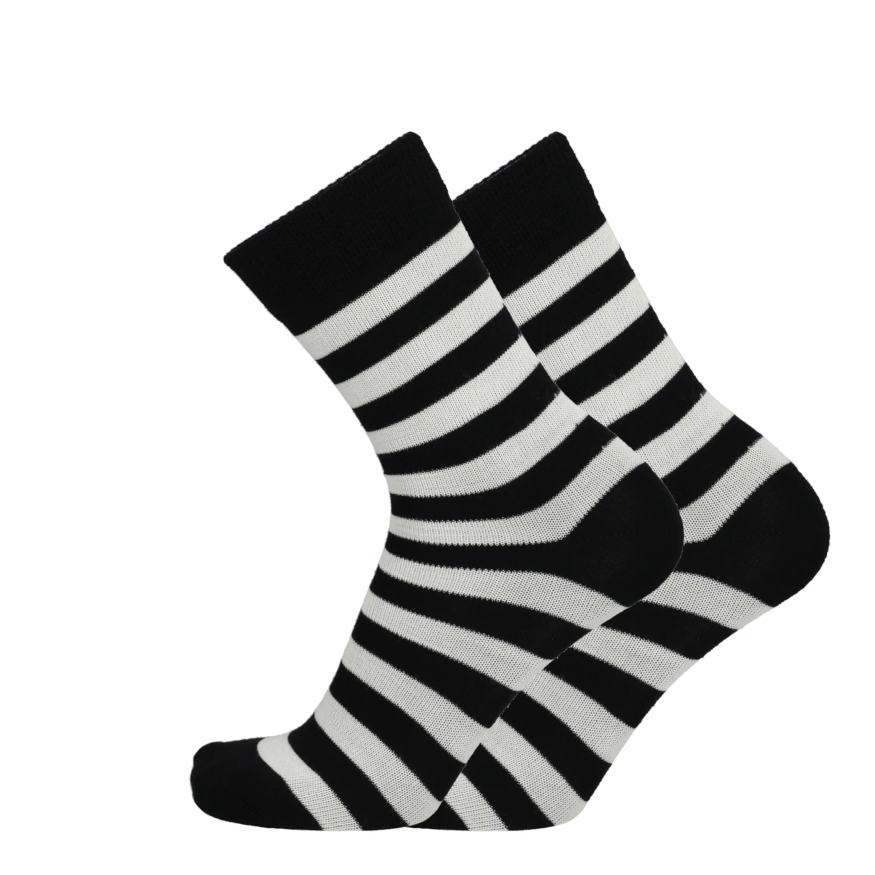 Vire Stripe - non-compression socks, merino wool 