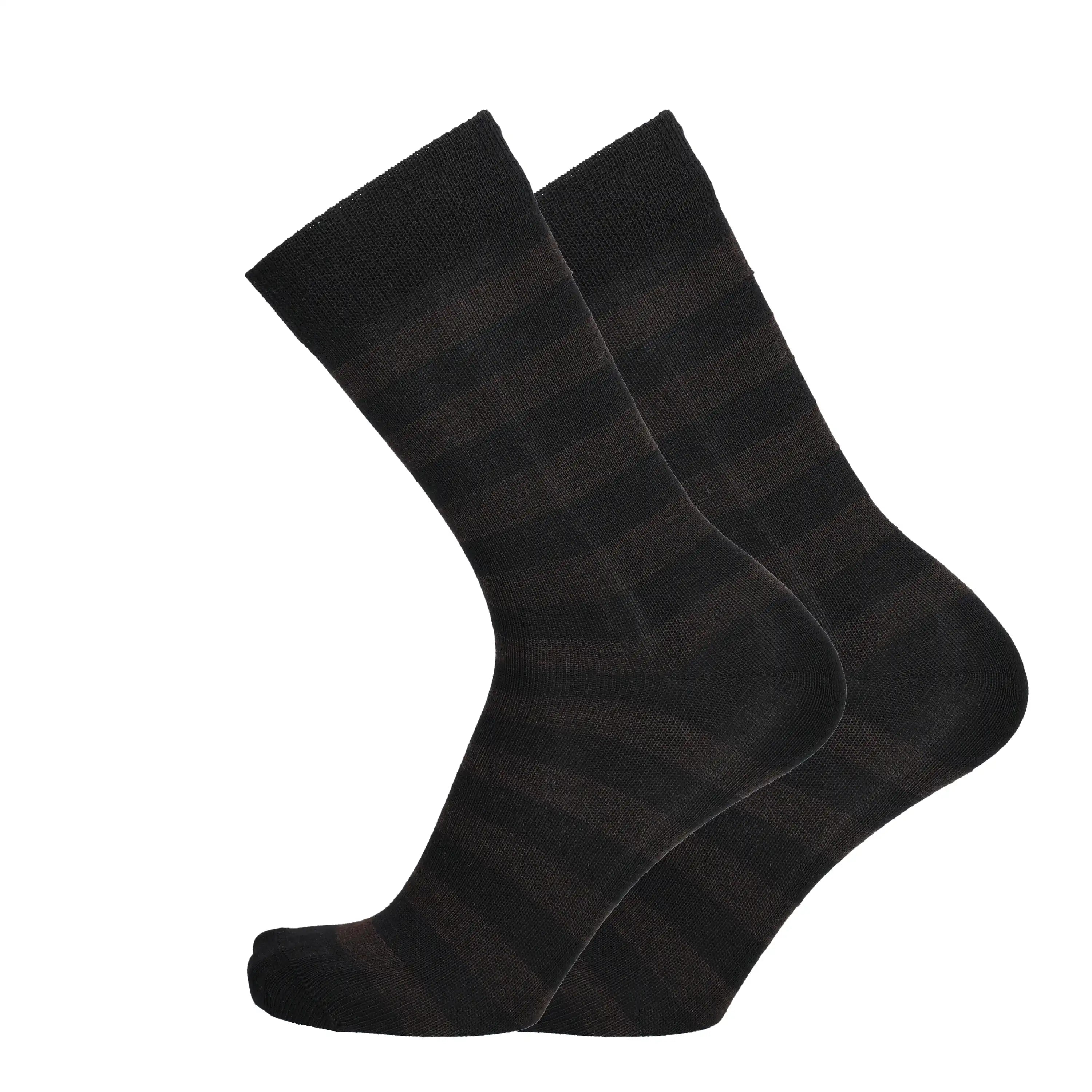 Vire Stripe - non-compression socks, merino wool 