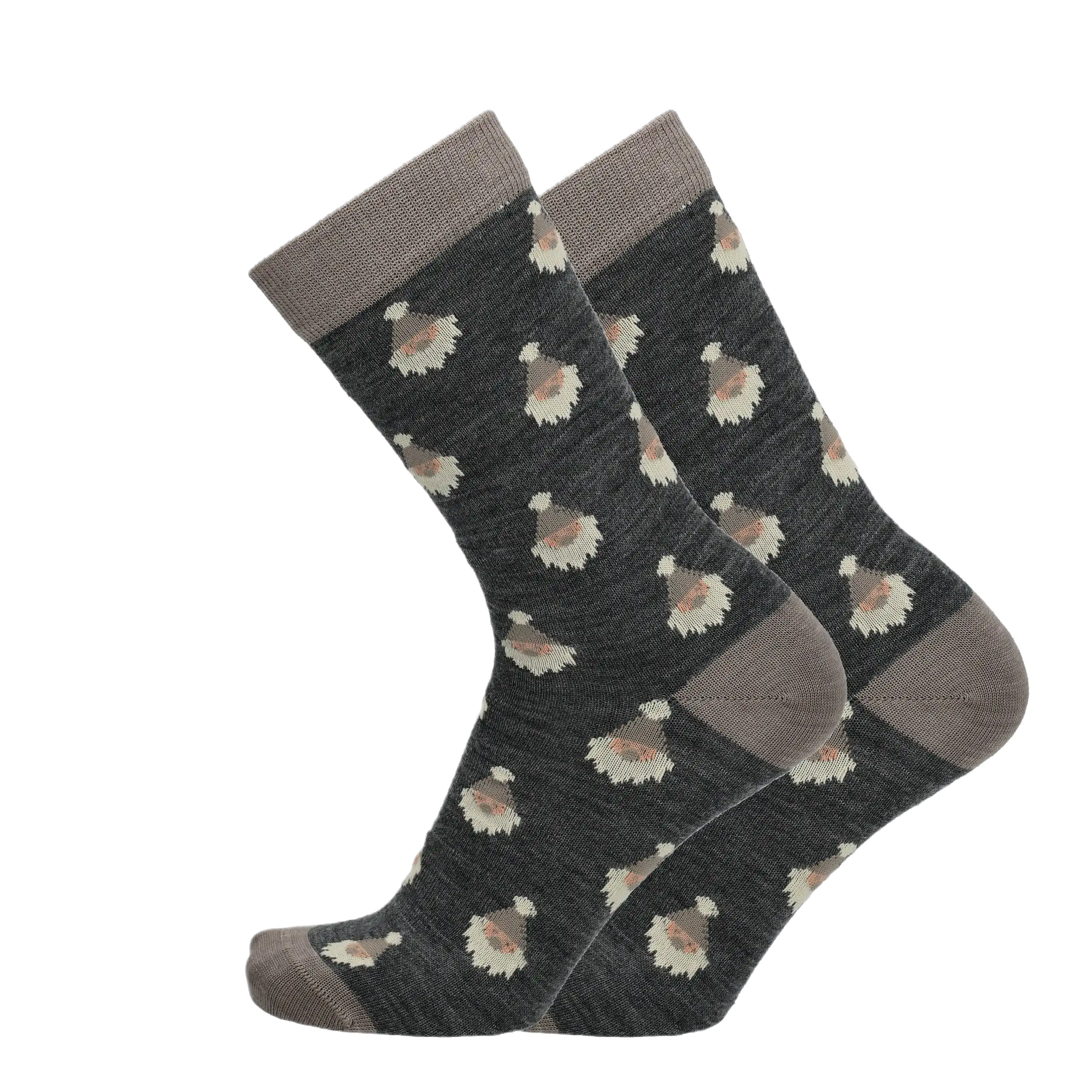 Wichtel - Mustersocken, Merinowolle 