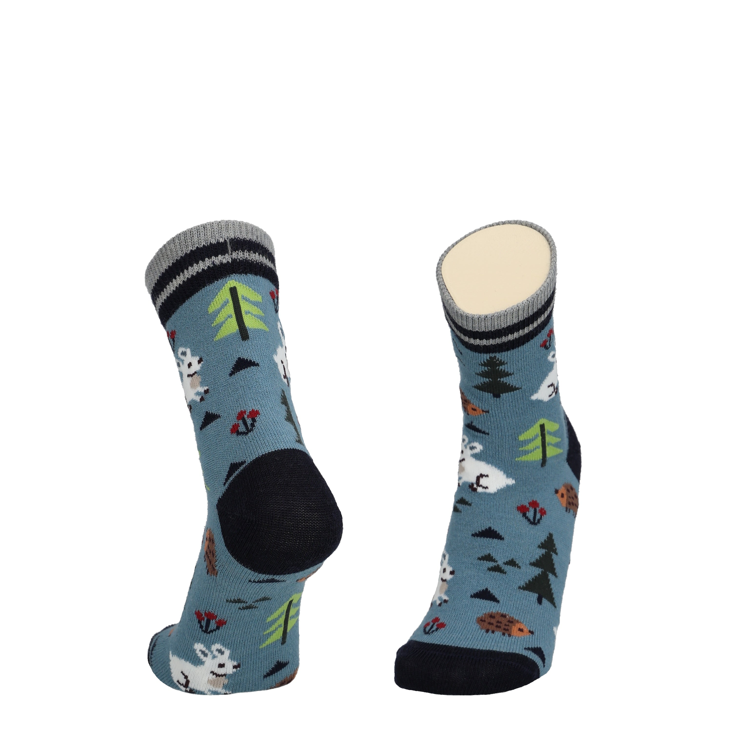 Bunny - Children's merino wool socks for dressing 