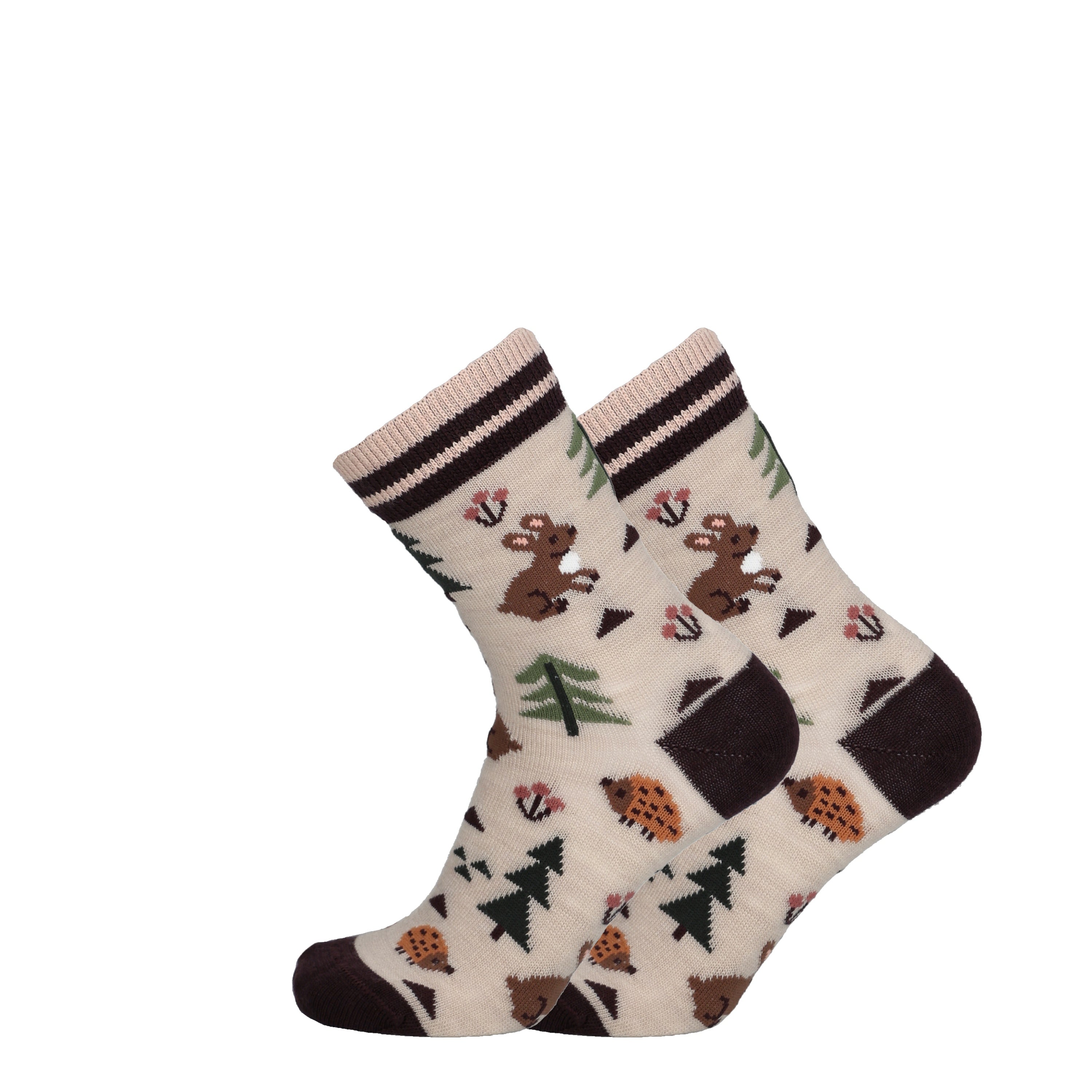 Bunny - Children's merino wool socks for dressing 