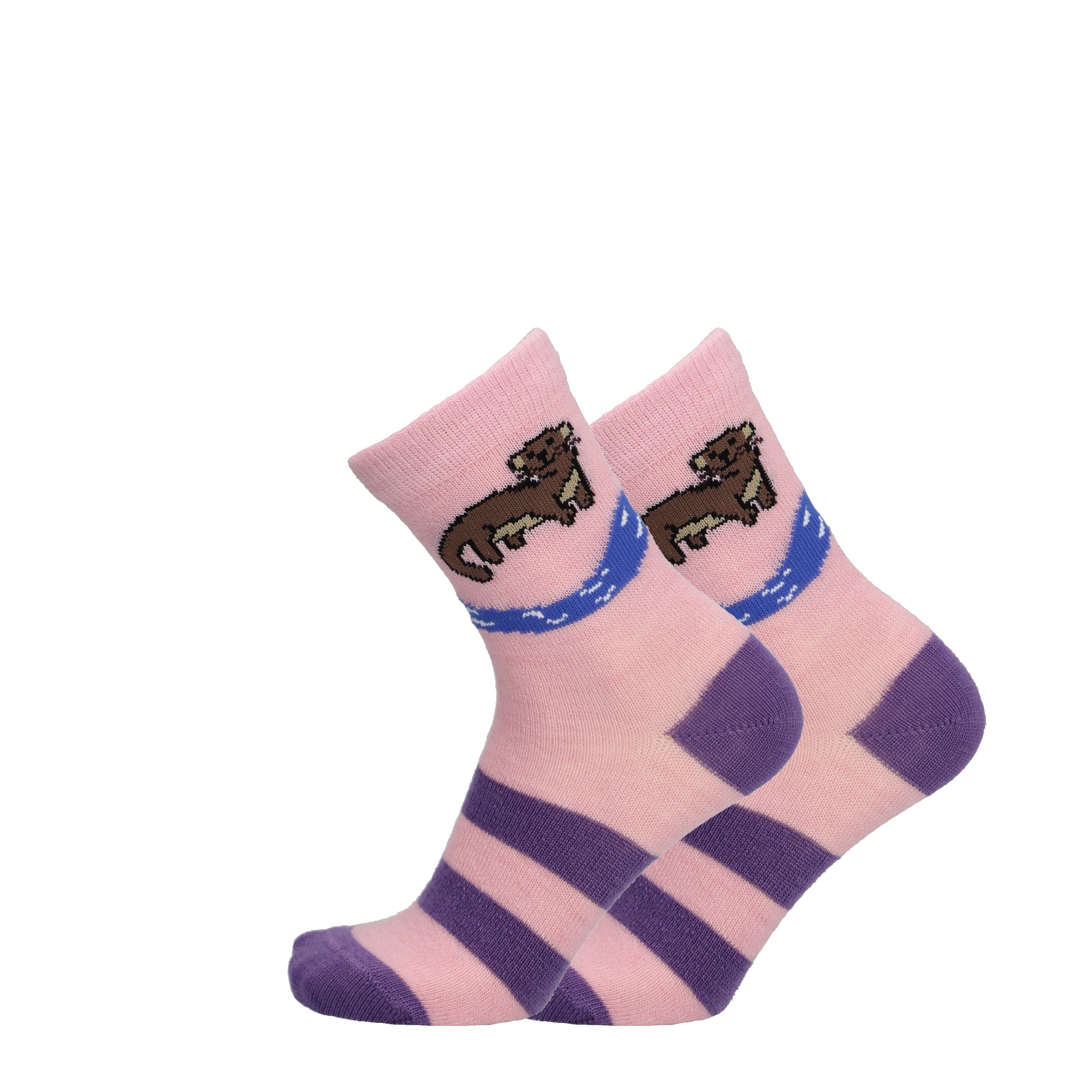 Otter - Children's merino wool socks for dressing 