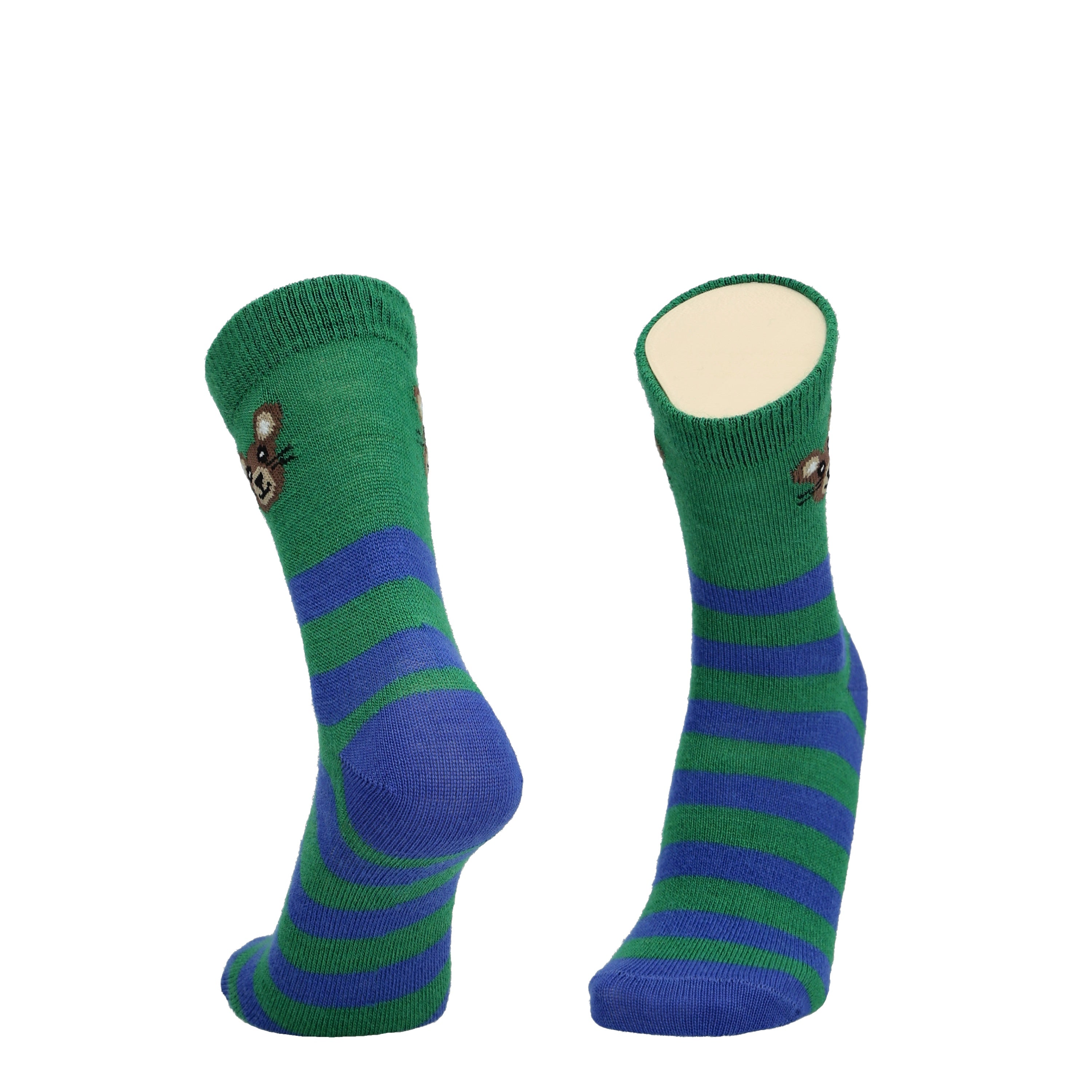 Mouse stripe - Children's cut-resistant socks for dressing up 