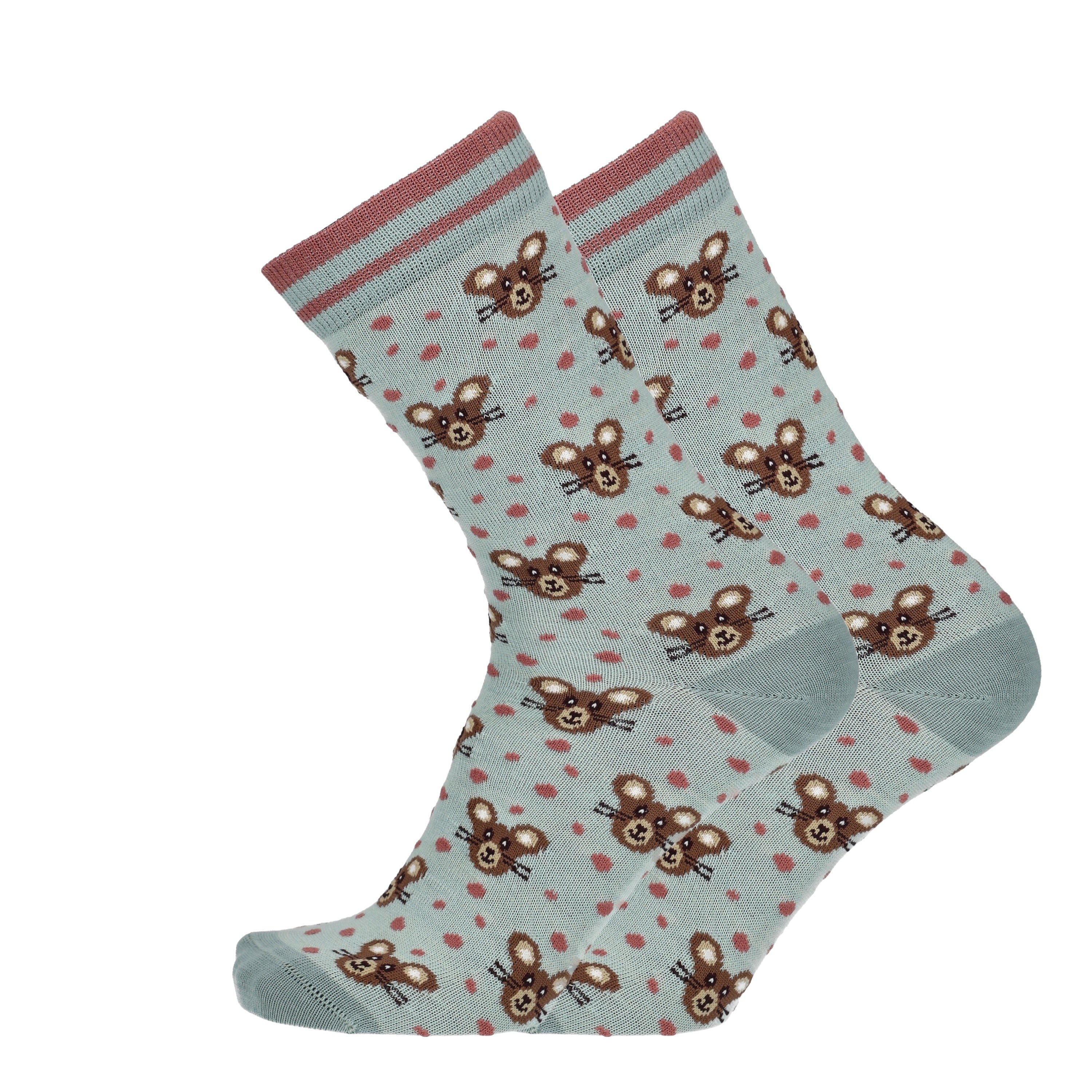Mice - merino wool socks for dressing up 