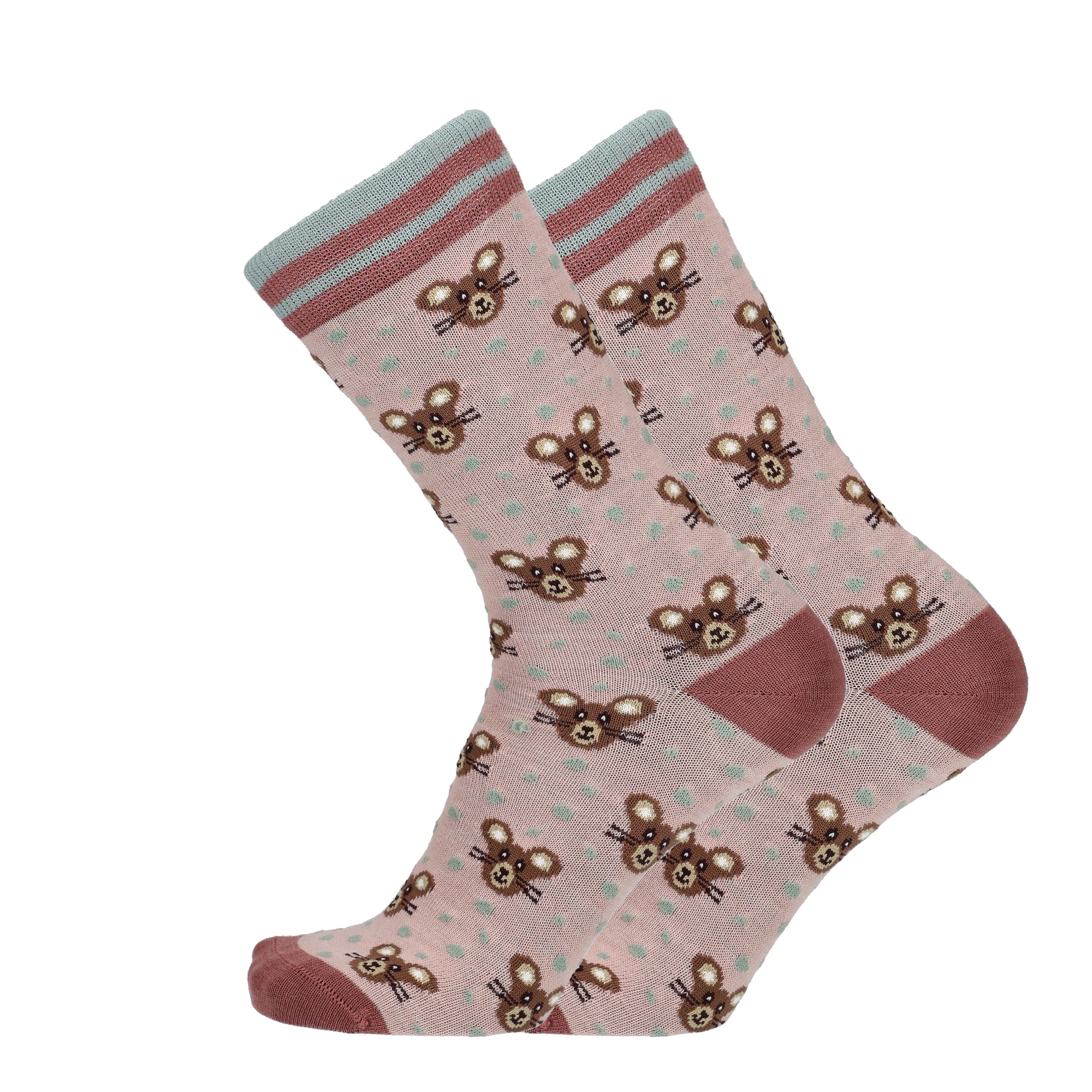 Mice - merino wool socks for dressing up 