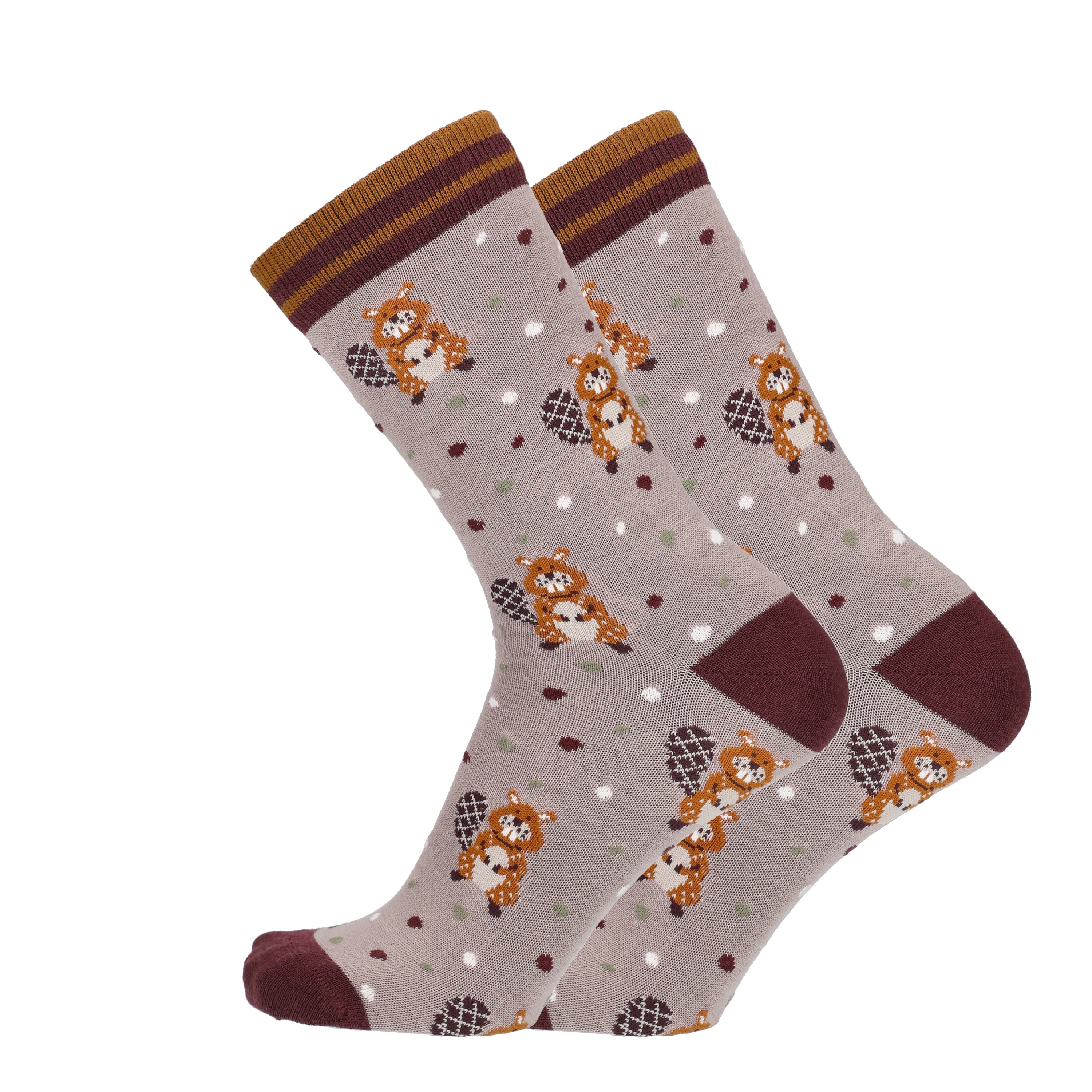 Beaver - merino wool socks for dressing up 