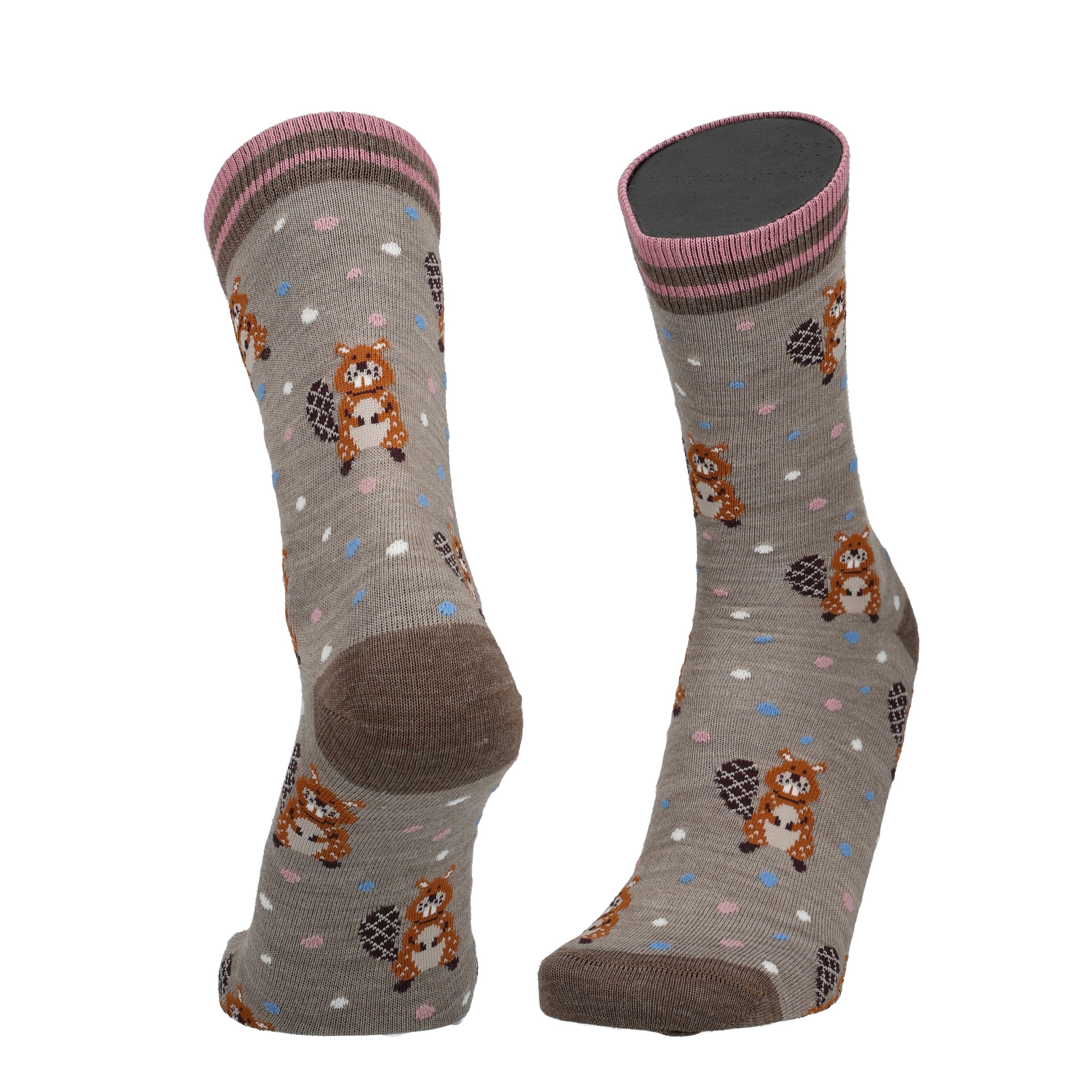 Beaver - merino wool socks for dressing up 