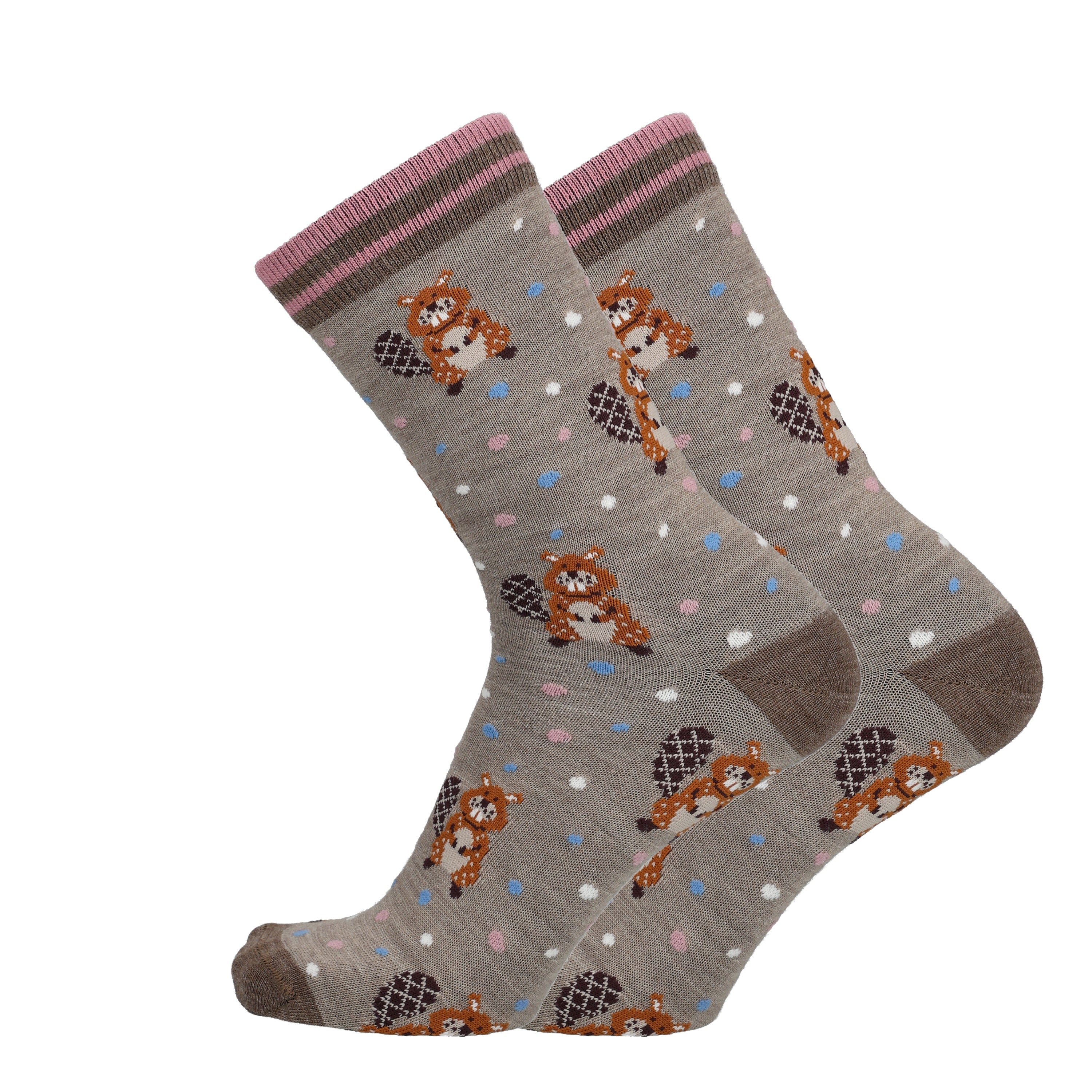 Beaver - merino wool socks for dressing up 