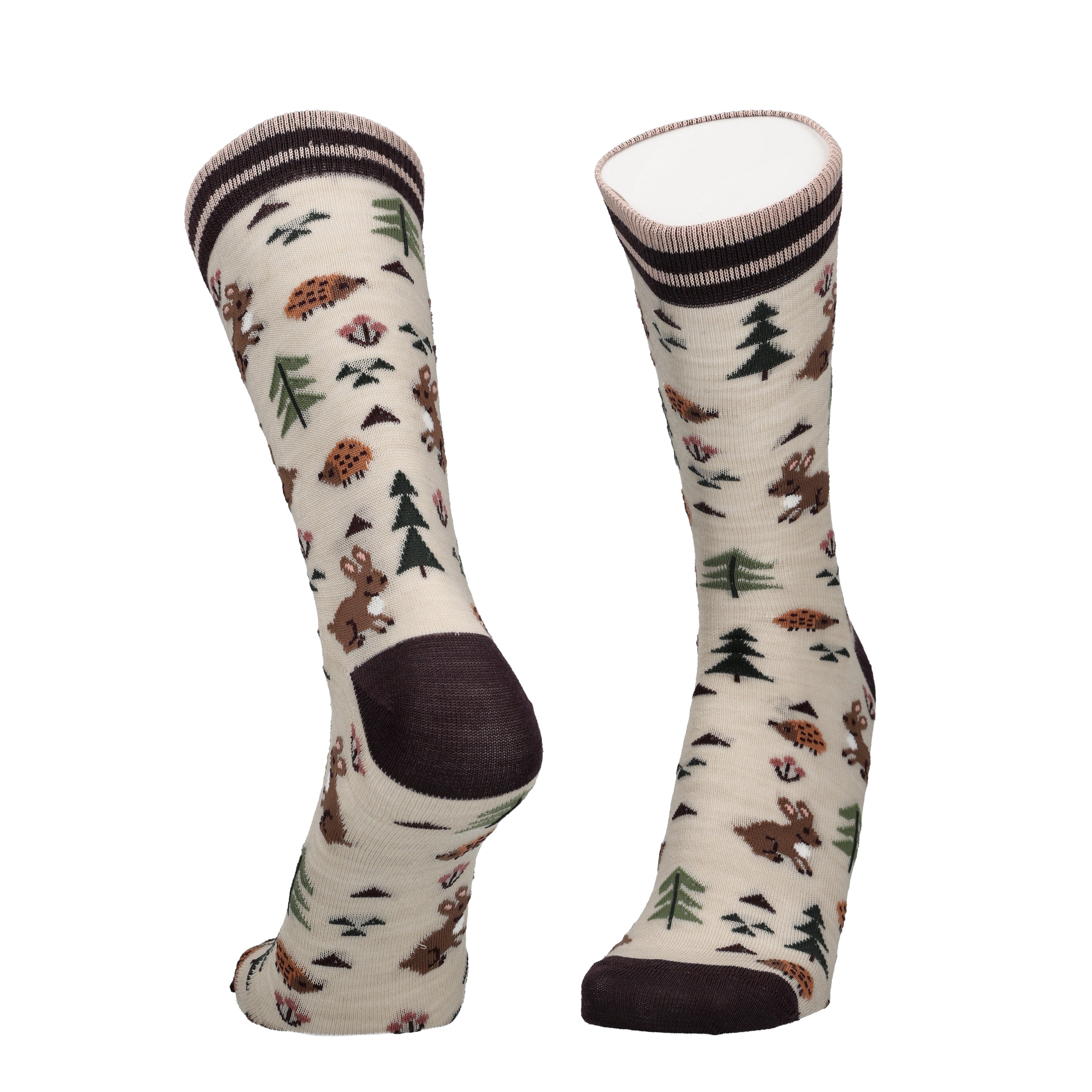 Hare Forest - merino wool socks for dressing 